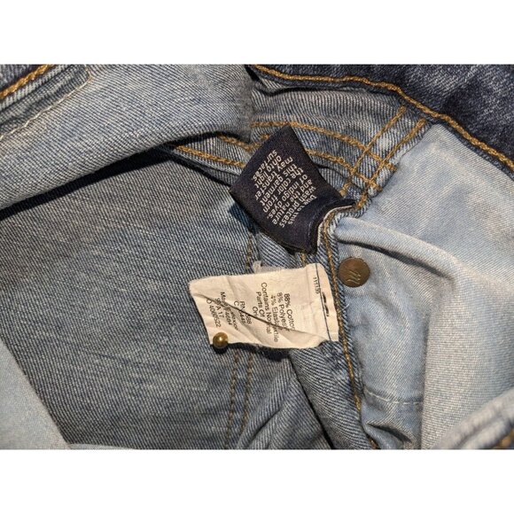 Madewell 10" High Riser Skinny Skinny Jeans Women's Size 27 Blue Distressed - Picture 7 of 9